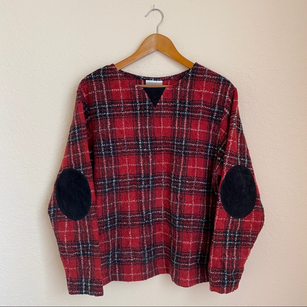 COLDWATER CREEK Plaid Pullover